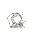 ぼさぼさガール（個別スタンプ：13）