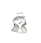 ぼさぼさガール（個別スタンプ：23）