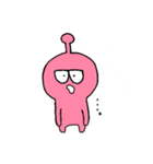 ぴんくの宇宙人（個別スタンプ：8）