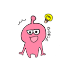 ぴんくの宇宙人（個別スタンプ：11）