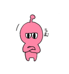 ぴんくの宇宙人（個別スタンプ：19）