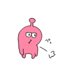 ぴんくの宇宙人（個別スタンプ：40）