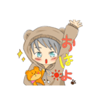 くまふーどすたんぷ（個別スタンプ：3）