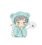 くまふーどすたんぷ（個別スタンプ：5）