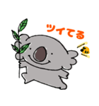 明るいコアラ（個別スタンプ：8）