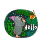 愛らしいもぐらくんの日常（個別スタンプ：18）