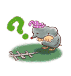 愛らしいもぐらくんの日常（個別スタンプ：22）