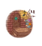 愛らしいもぐらくんの日常（個別スタンプ：35）