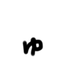 ⸜❤︎⸝‍文字☺︎ら行〜わ行（個別スタンプ：12）