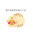 いつも笑顔の猫april（個別スタンプ：16）