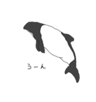 モノトーンな動物たち（個別スタンプ：16）