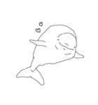 モノトーンな動物たち（個別スタンプ：26）