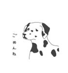 モノトーンな動物たち（個別スタンプ：28）