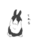 モノトーンな動物たち（個別スタンプ：29）