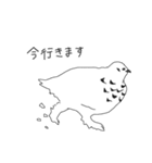モノトーンな動物たち（個別スタンプ：38）