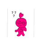 ハートちゃんとうさぎと、、（個別スタンプ：11）