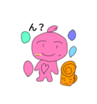 ハートちゃんとうさぎと、、（個別スタンプ：13）