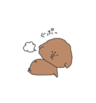 人間みたいなトイプードル(いろいろ)（個別スタンプ：4）