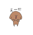 人間みたいなトイプードル(いろいろ)（個別スタンプ：10）