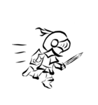 モノクロナイト 2D（個別スタンプ：1）