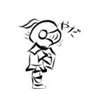 モノクロナイト 2D（個別スタンプ：8）
