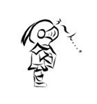 モノクロナイト 2D（個別スタンプ：9）
