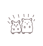 ギリギリ限界ハムスター（個別スタンプ：1）