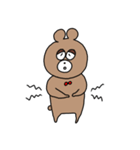 体調不良のくまさん（個別スタンプ：4）