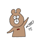 体調不良のくまさん（個別スタンプ：5）
