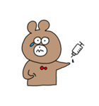体調不良のくまさん（個別スタンプ：7）