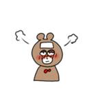 体調不良のくまさん（個別スタンプ：9）