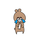 体調不良のくまさん（個別スタンプ：18）