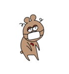 体調不良のくまさん（個別スタンプ：23）