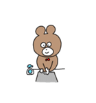 体調不良のくまさん（個別スタンプ：31）