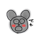 まゆげ濃すぎな（個別スタンプ：14）
