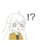 ひつじと女の子（個別スタンプ：12）