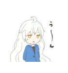 ひつじと女の子（個別スタンプ：21）