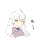 ひつじと女の子（個別スタンプ：25）