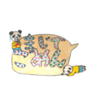 ふきだしで遊ぶかわいい、ぱんだたち（個別スタンプ：9）