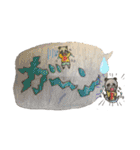 ふきだしで遊ぶかわいい、ぱんだたち（個別スタンプ：16）