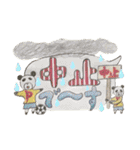 ふきだしで遊ぶかわいい、ぱんだたち（個別スタンプ：31）