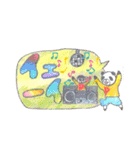 ふきだしで遊ぶかわいい、ぱんだたち（個別スタンプ：33）