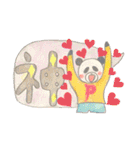 ふきだしで遊ぶかわいい、ぱんだたち（個別スタンプ：38）