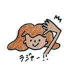 girl and her wonderful friends（個別スタンプ：19）