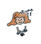 girl and her wonderful friends（個別スタンプ：21）