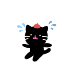 絵描き黒猫2（個別スタンプ：8）