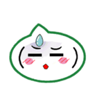 吹き出し風 顔文字3（個別スタンプ：4）