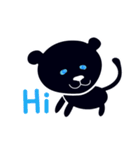 ひょうはひょうでもくろいひょう（個別スタンプ：7）