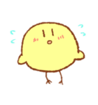 卯月のスタンプ、ひよこ（個別スタンプ：3）