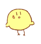 卯月のスタンプ、ひよこ（個別スタンプ：6）